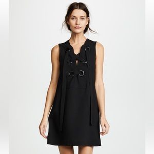 NTW XS English Factory retro black dress
